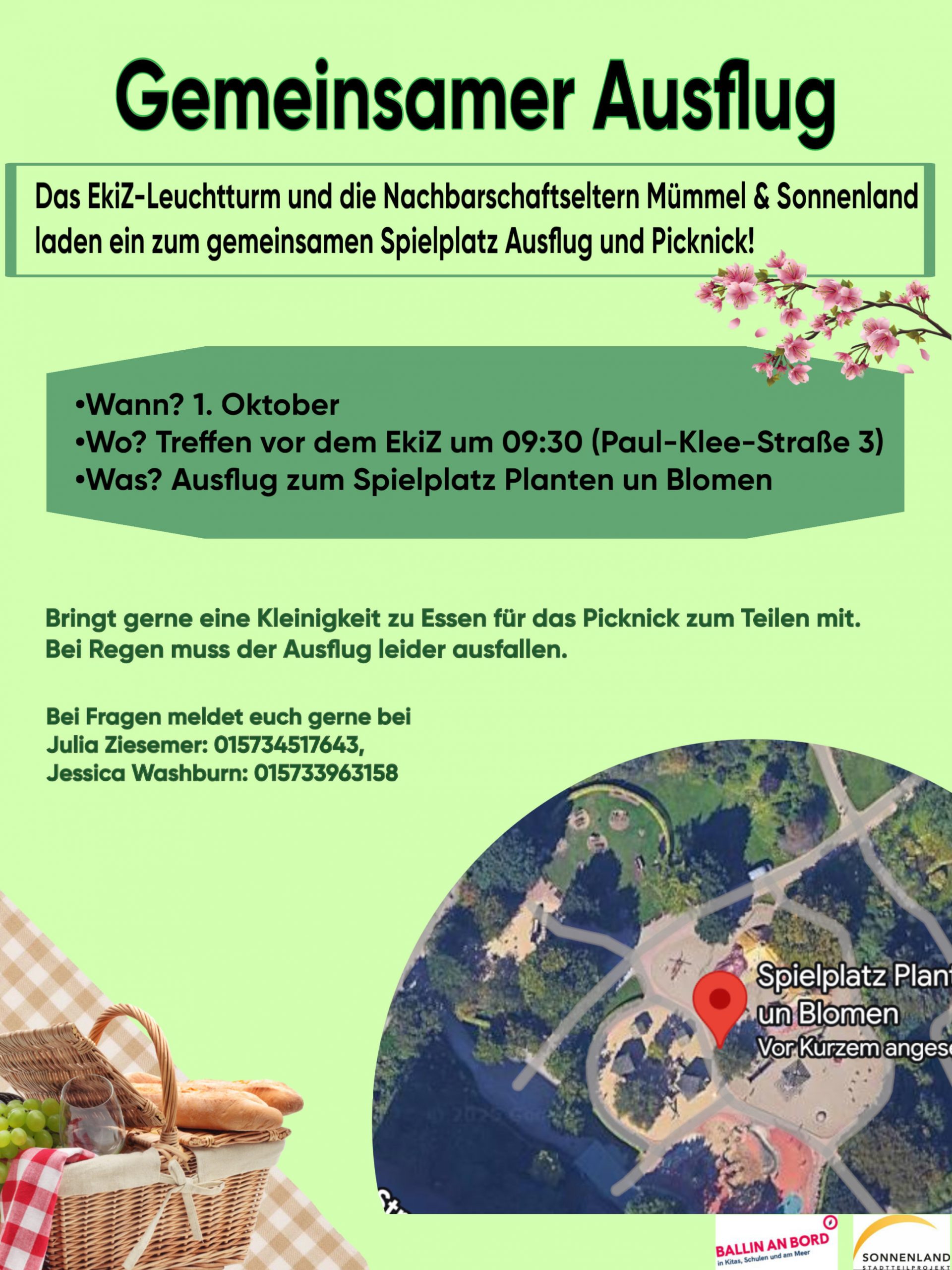 Gemeinsamer Ausflug Planten un Blomen  Sonnenland-hamburg.de